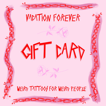 Vacation Forever Gift Card